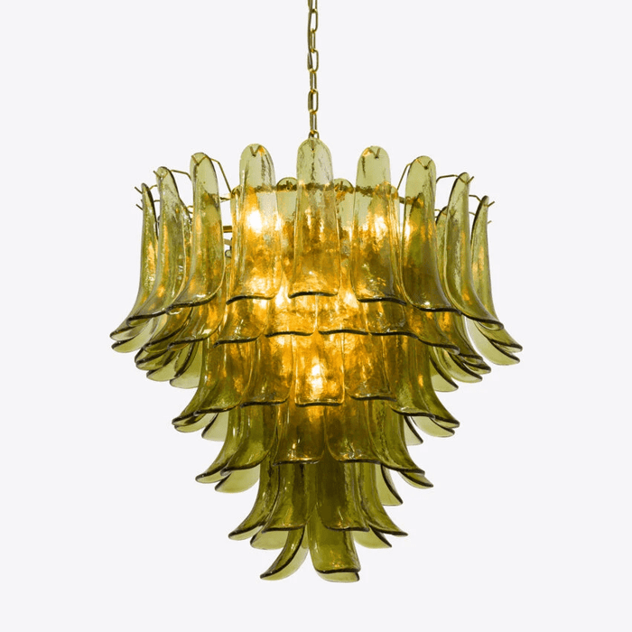 Green Petalo Chandelier-DWHOME