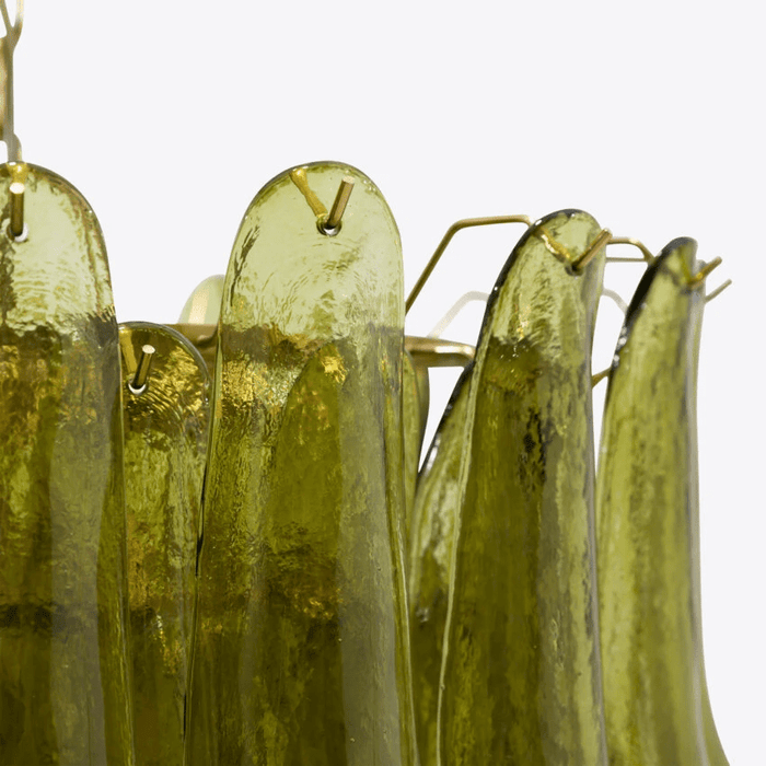 Green Petalo Chandelier-DWHOME