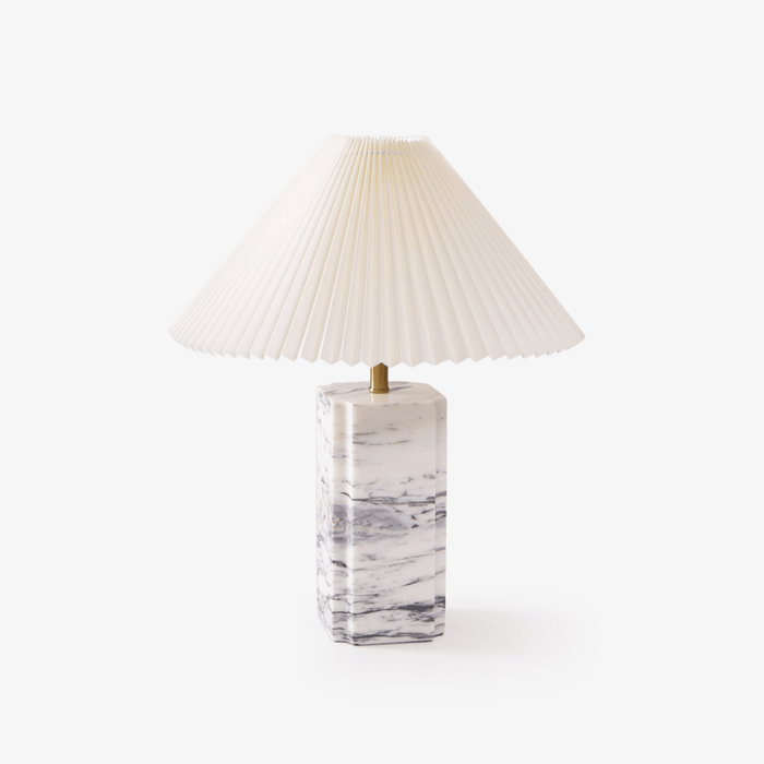 Bianca Marble Table Lamp-DWHOME