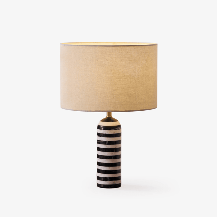 Tuxedo Marble Table Lamp-DWHOME