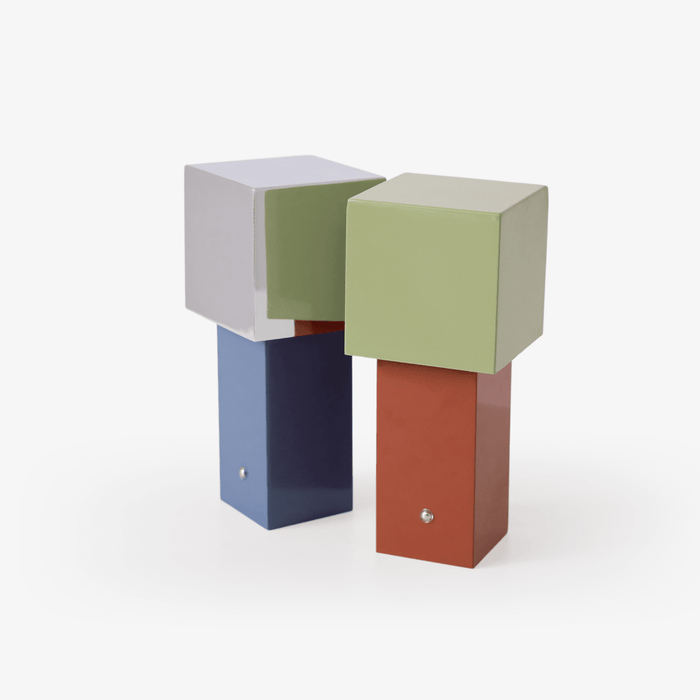 Cubic Accent Portable Table Lamp-DWHOME