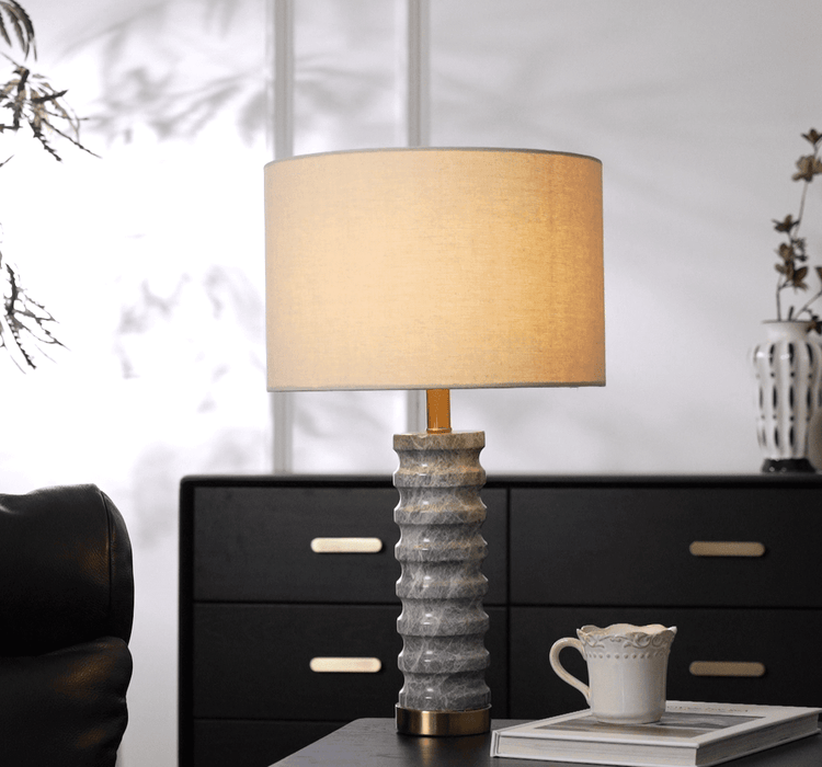 Rivara Stone Table Lamp-DWHOME