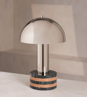 Luno Chrome Table Lamp-DWHOME