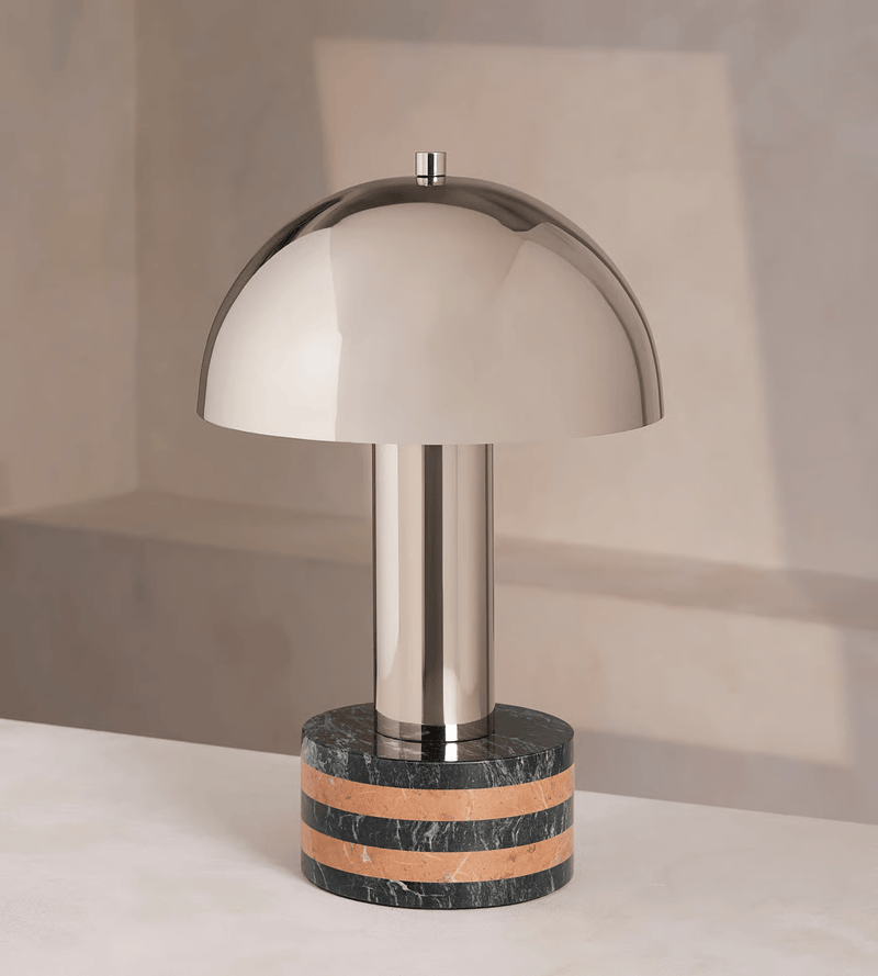 Luno Chrome Table Lamp-DWHOME