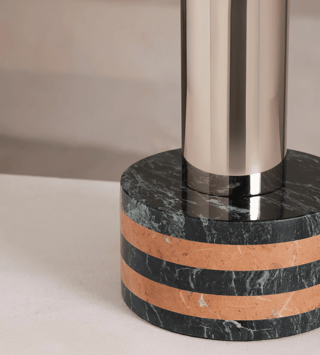 Luno Chrome Table Lamp-DWHOME