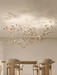 Leaf Twisted Sculptural Customize Chandelier