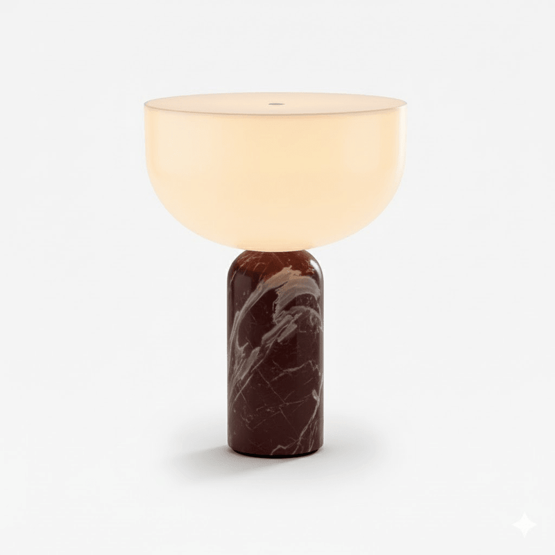 Arno Sphere Marble Table Lamp-DWHOME