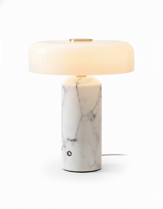 Lunara Marble Table Lamp-DWHOME