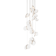 Luminous Glass Petals Pendant Lamp - Vakkerlight