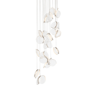 Luminous Glass Petals Pendant Lamp - Vakkerlight