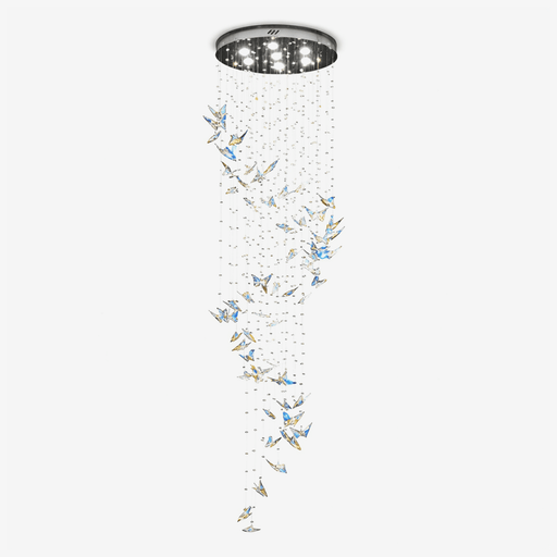 Crystalwing Butterfly Chandelier - 
