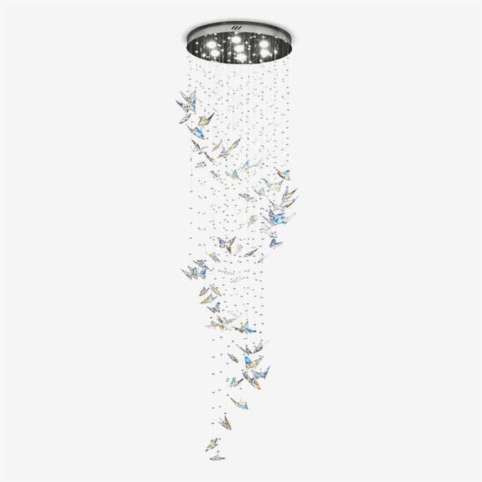 Crystalwing Butterfly Chandelier - 
