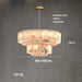 Multi-Layer Natural Marble Modern Chandelier-DWHOME