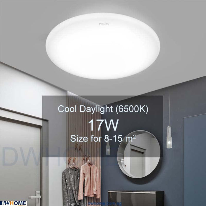 PHILIPS LED Ceiling Light CL200 Series Round, Cool White light/Cool Daylight, 6W/10W/17W/24W.