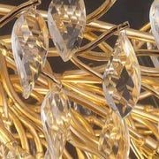 "Albero Collection Crystal Ceiling Light Fixture-DWHOME"