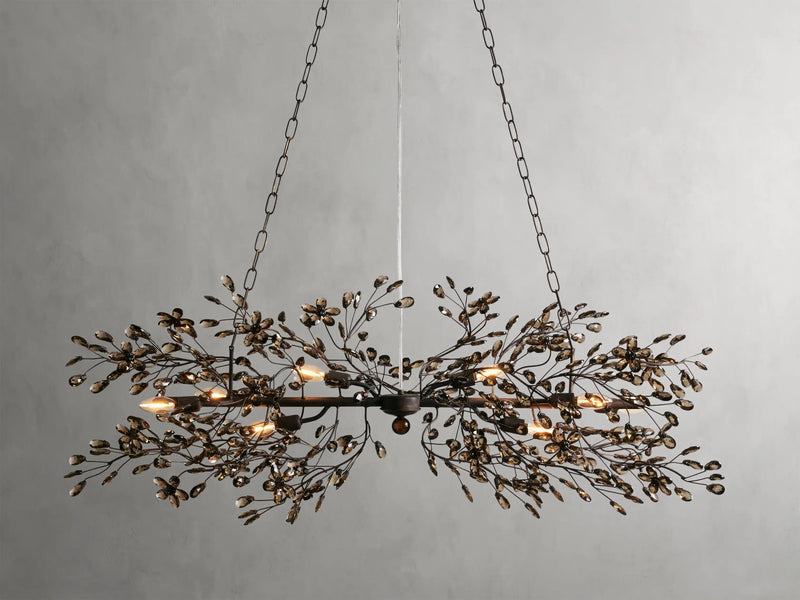 Fiore Linear Chandelier 43''51''68''-DWHOME