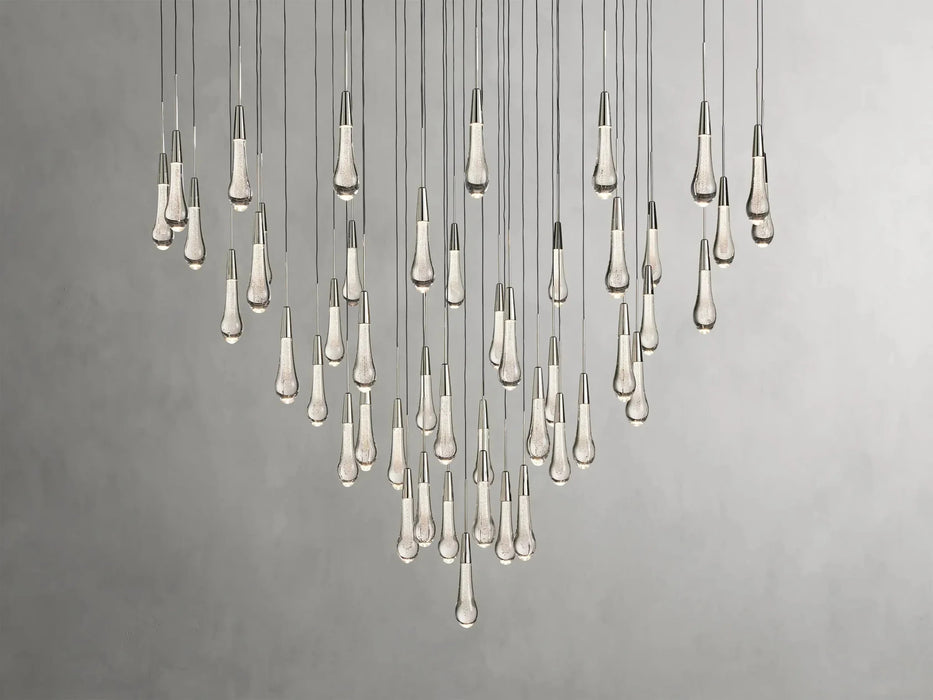 Soltaire Round Chandelier 58"W-DWHOME