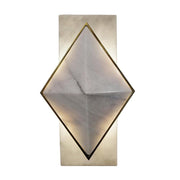 Art Deco Natural Marble Wall Sconce-DWHOME