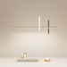 Modern Minimalist Long Line LED Chandelier.