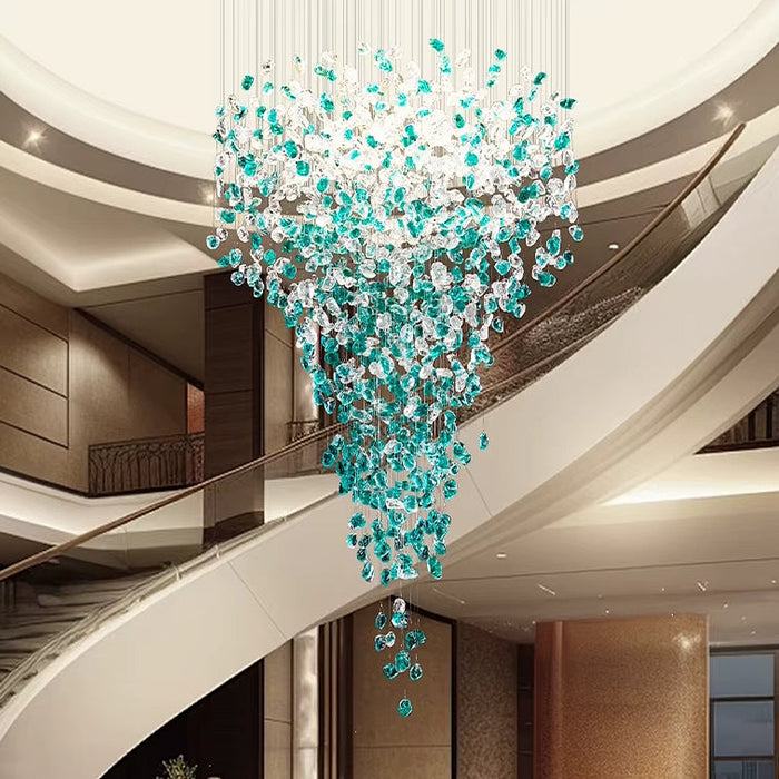Crystal Pendant Foyer Chandelier-DWHOME