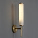 Natural Marble & Copper Candle Style Wall Sconce.