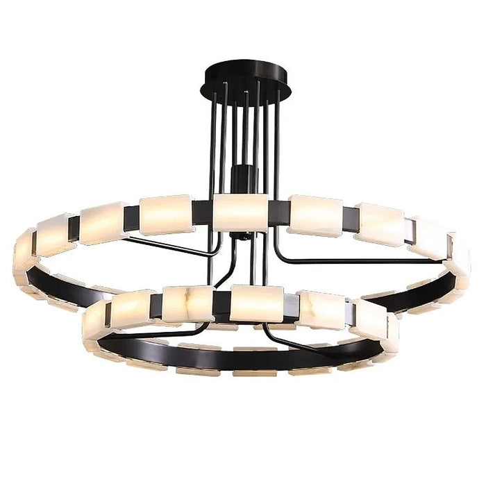 Villa Marble Mid-Century Modern Chandelier-DWHOME
