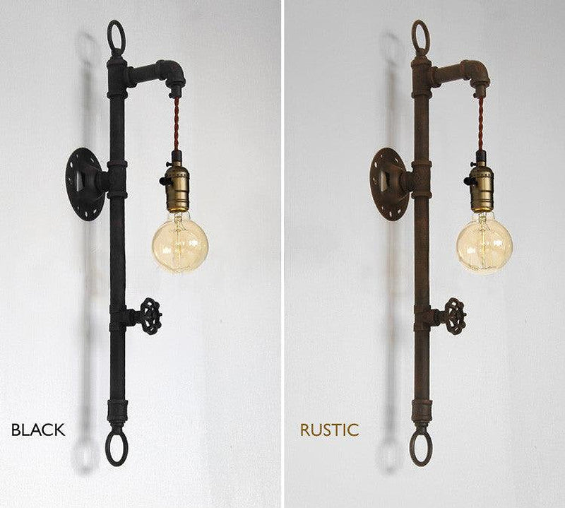 Wall Fixed Water Pipe Turned Wall Light-DWHOME