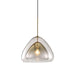 Futuristische Glass Pendant Light.