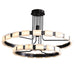 Villa  Marble Mid-Century Modern Chandelier.