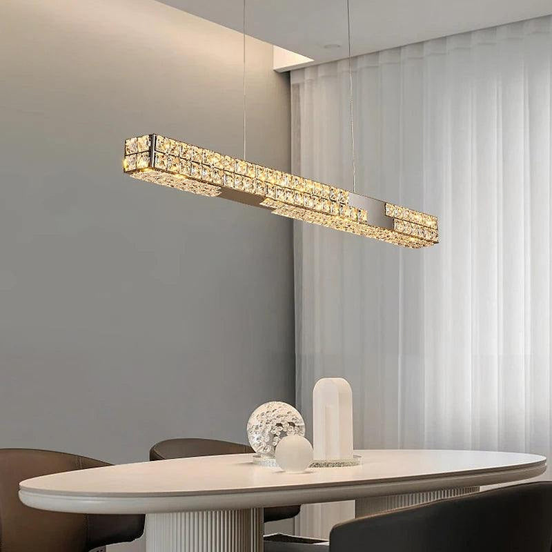 Bacci 47" Lustre de salle à manger en cristal - DWHOME