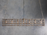 La Cage Rectangular Chandelier 7 Light-DWHOME
