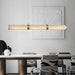 Moonshade Natural Marble Dining Room Lighting Fixture-DWHOME
