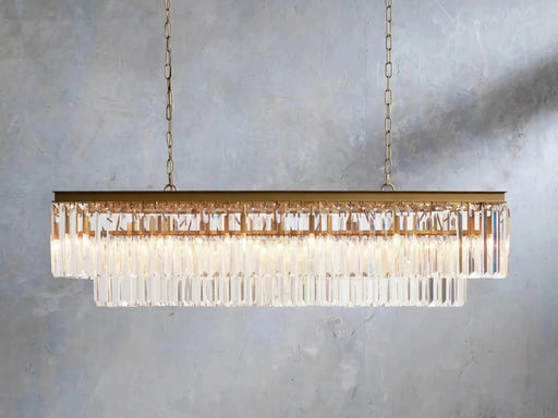 Leyland Tiered Rectangular Chandelier-DWHOME