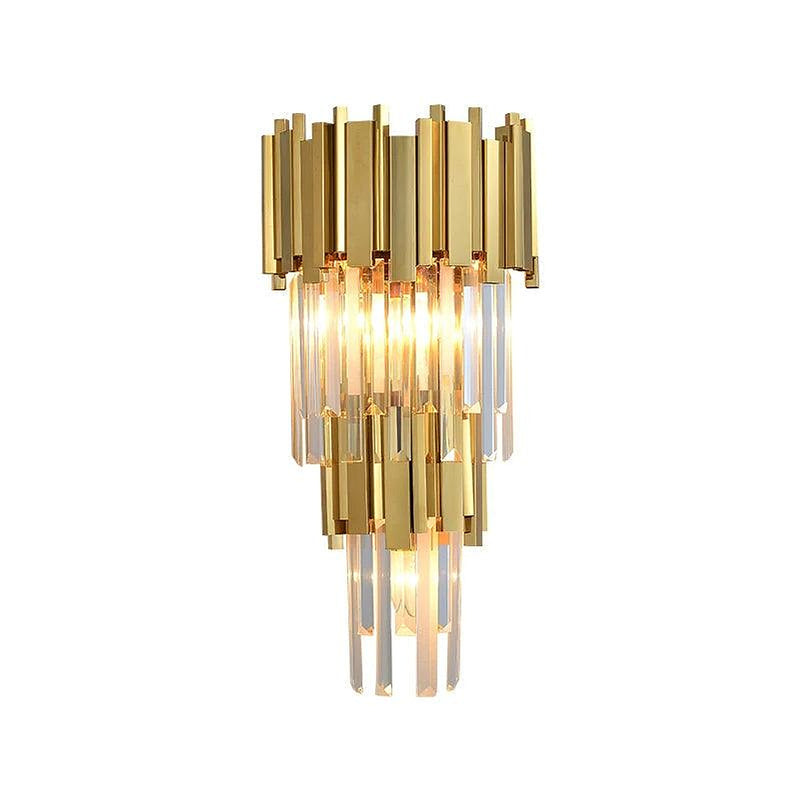 Gio 24" Crystal Wall Sconce-DWHOME