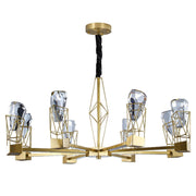8-Light Modern Crystal Chandelier-DWHOME
