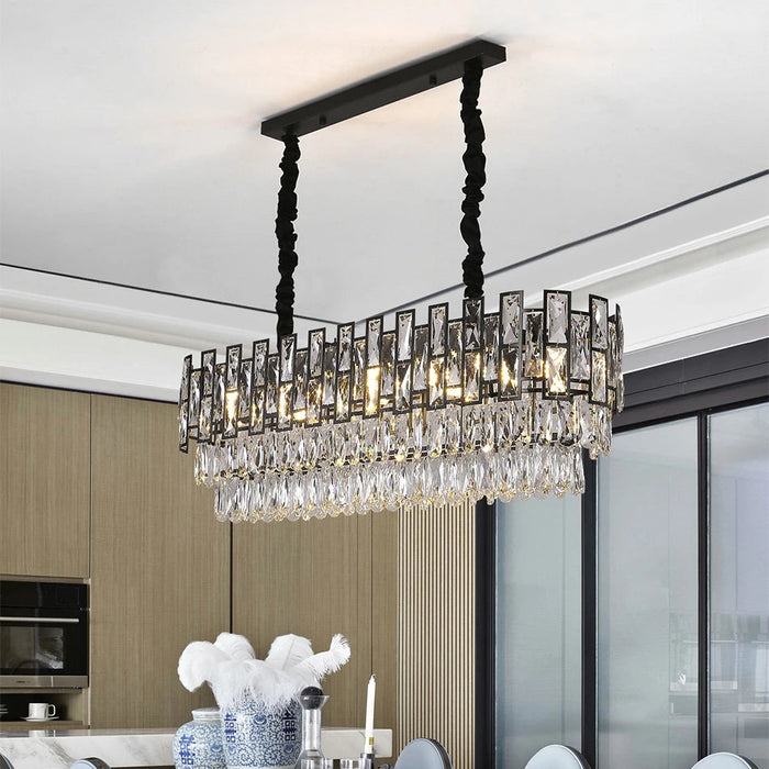 Molini Dining Room Crystal Chandelier.