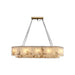 Moonshade Natural Marble Dining Room Chandelier-DWHOME