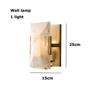 Villano Calcite Crystal Wall Sconce-DWHOME