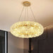 Di Leone Crystal Ring Chandelier-DWHOME