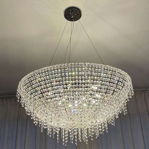 Adena Crystal Tassel Chandelier.