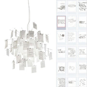 Chandelier en papier-DWHOME