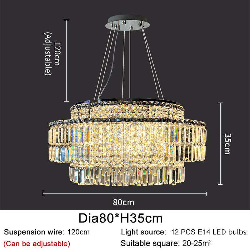 Lustre en cristal Bacci - DWHOME
