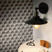 Retro Black Industrial Loft Wall Light With Mirror.