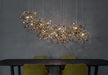 Nordic creative stainless steel sequin chandelier.