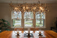 Nordic creative stainless steel sequin chandelier.