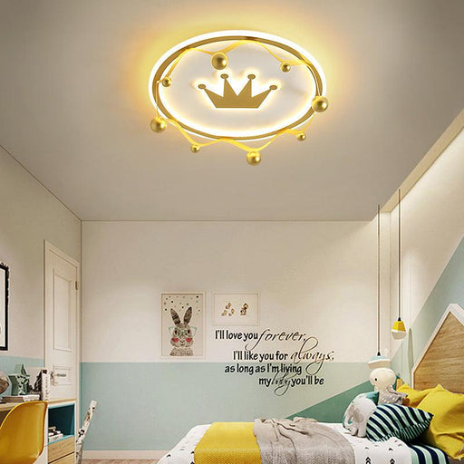 LED Creative Crown Design Children Ceiling Light.