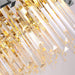 Gio Stainless Steel & Crystal Modern Chandelier.