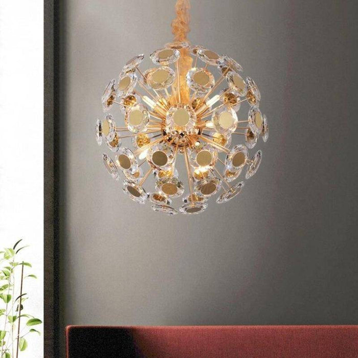 Dandelion Crystal Lighting Fixture.