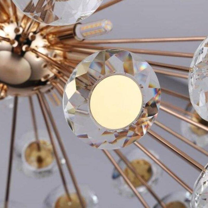 Dandelion Crystal Lighting Fixture.