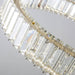 Roma 2-Ring Crystal Chandelier-DWHOME
